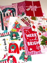 Load image into Gallery viewer, Merry & Bright Christmas Ephemera Pack