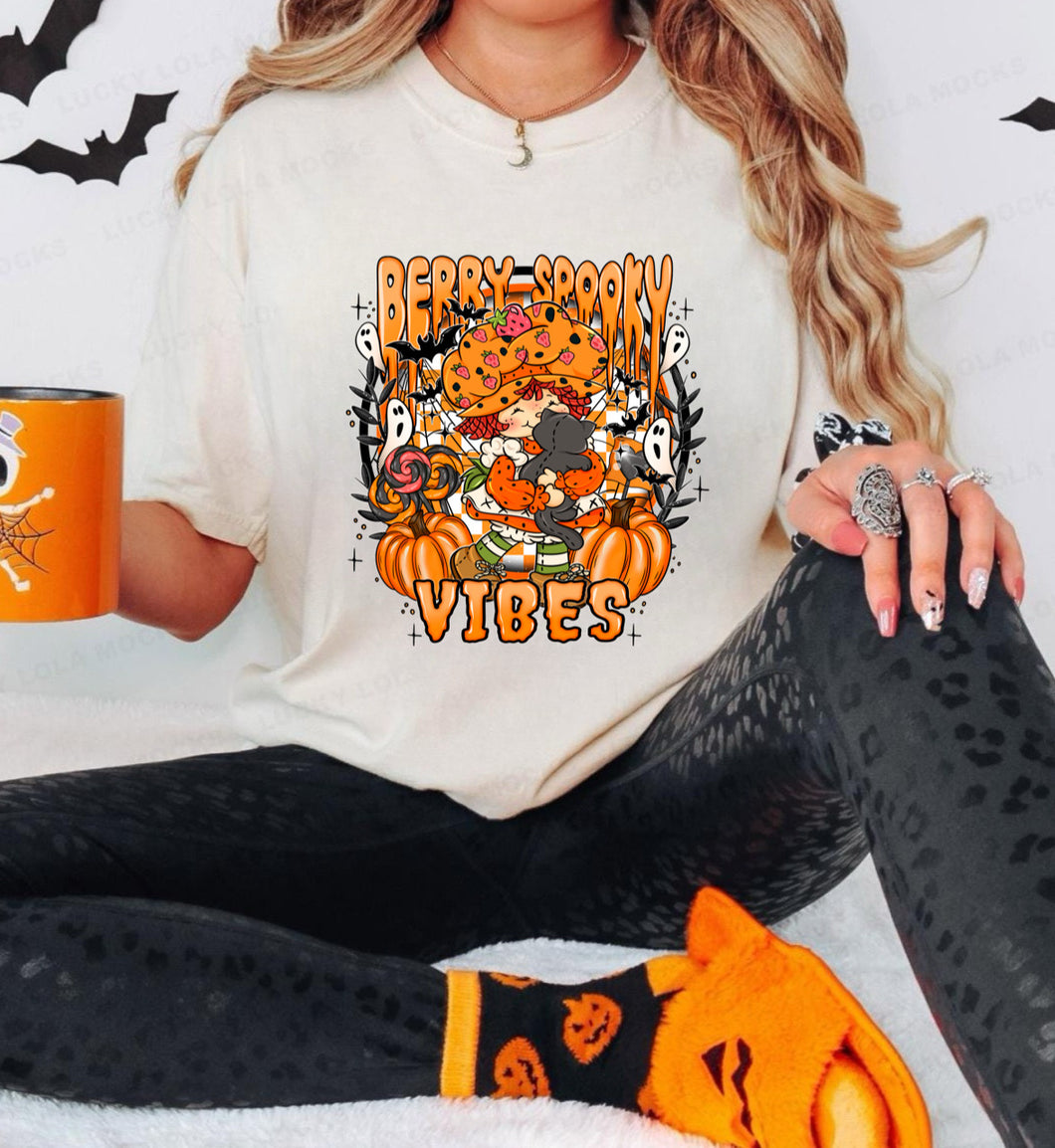 Spooky Vibes Shortcake Tee/Crewneck