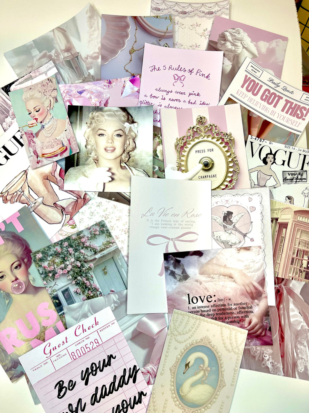 Pretty Pink Ephemera Pack